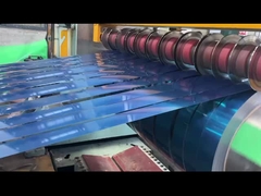 Stainless coil longitudinal cutting