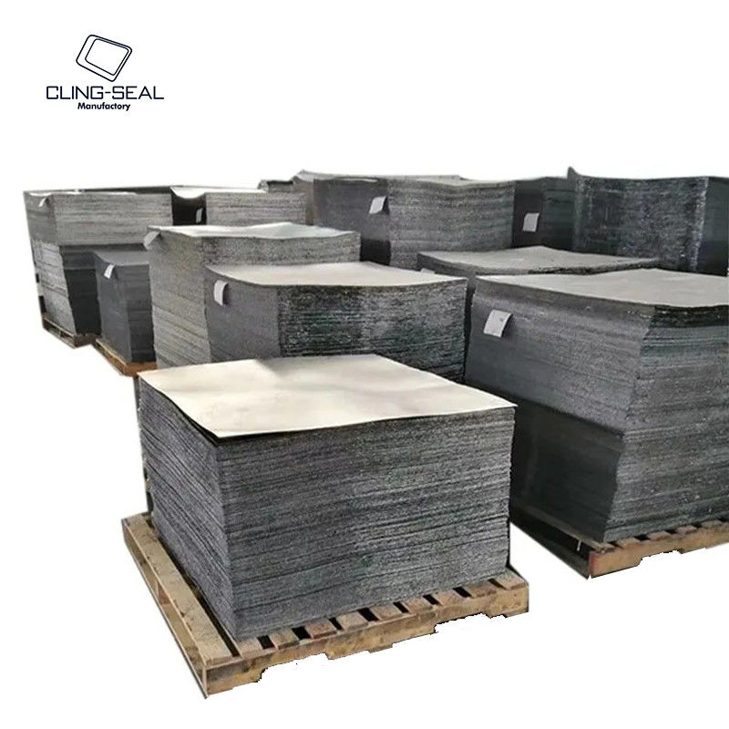 Flexible Composite Graphite Sheet 30m / 50m / 80m Length With Metal Layers