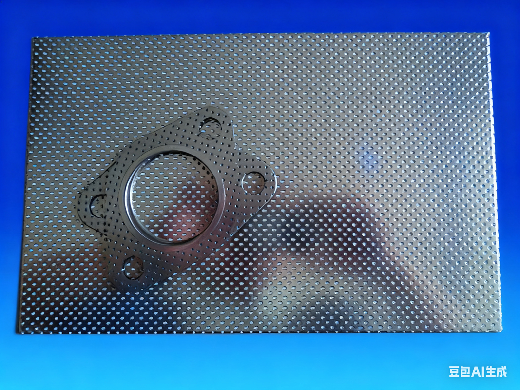 Metal Reinforced Non-Asbestos Exhaust Gasket Sheet, High Temperature Resistant, Ideal for Automotive Exhaust Pipe Sealing in Trucks, Buses and Industrial Engines Across Latin America